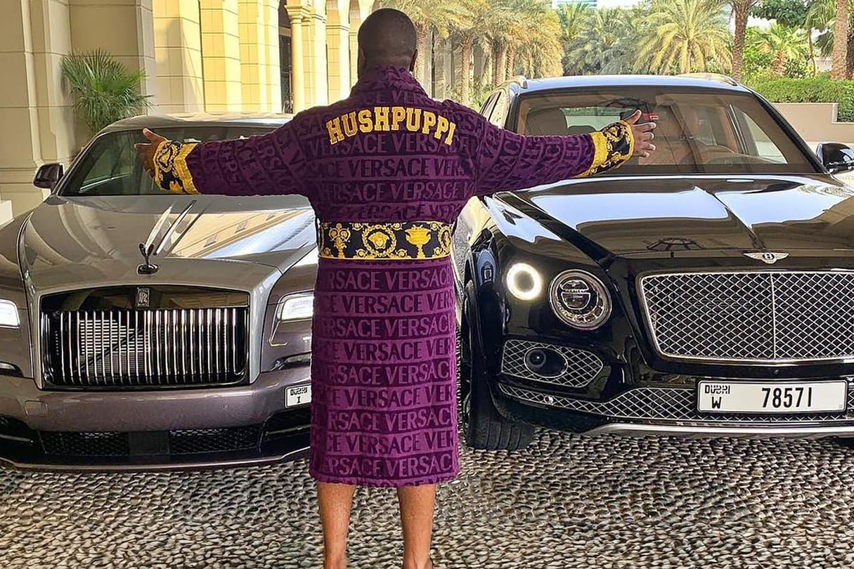 Le cyberescroc Ramon Abass, alias "Ray Hushpuppi". © INSTAGRAM HUSHPUPPI