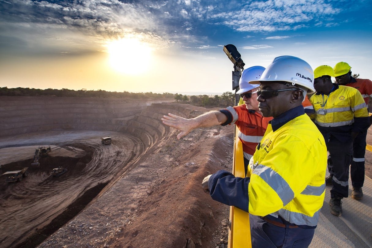 La mine d'or de Syama explooitée par Resolute Gold au Mali, en 2019. © Philip Mostert/Resolute Gold