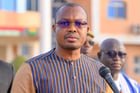 Le Premier ministre burkinabè, Jean Emmanuel Ouédraogo, le 6 janvier 2025, à Ouagadougou. © Primature du Burkina Faso