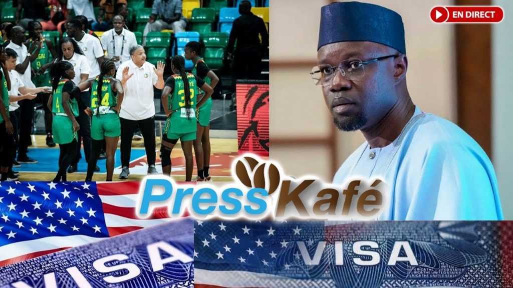🔴 Suivez la Matinale PressKafé: la réplique de Sonko à Trump après le refus de visas aux « Lionnes », Cheikh Diba se prononce sur la suspension de décaissement