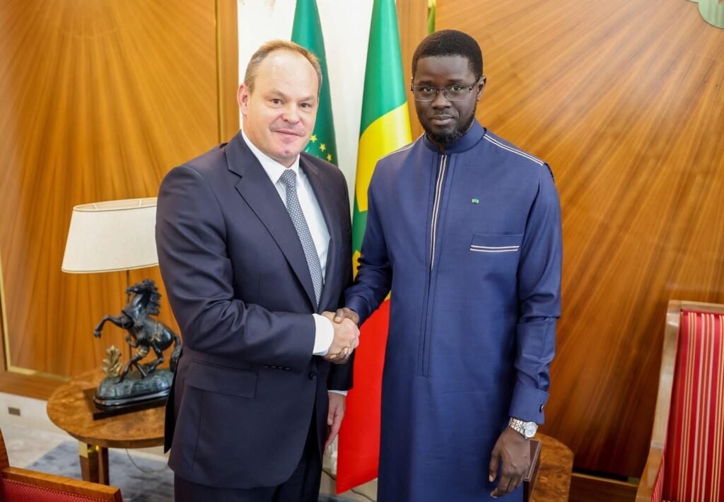 Audience : Le Chef de l’Etat a reçu Chris Eger, Président-Directeur général de Resolute Mining